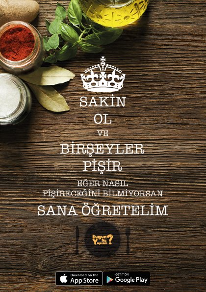 bugunneyapsaam's tweet photo. Dolapta bir sürü malzeme var ama nasıl kullanacağını bilmiyor musun?
Yemek yapmak senin için bir eziyet haline mi geldi?
Her gün dışardan söylemekten sıkıldın mı?
Artık Bugün Ne Yapsam var!
#BugunNeYapsam Google Play ve Apple Store'da... https://t.co/vP33NT3W5D
