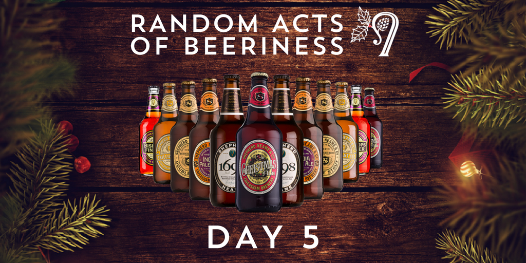 ShepherdNeame's tweet photo. Even Scrooge wouldn’t be able to resist our Christmas collection mixed case. Enter today’s #RandomActsofBeeriness draw for your chance to win one. The more draws you enter the better your chances of winning the Big Beery Bonanza! https://t.co/1Oqey8acbp #RAOB2017 https://t.co/9Pjaoidcg6