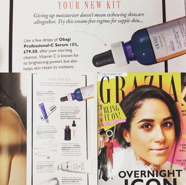 ObagiUK's tweet photo. Obagi Pro-C Serum is in the latest issue of Grazia! #skincare #Obagi https://t.co/nDCg1Zu64m