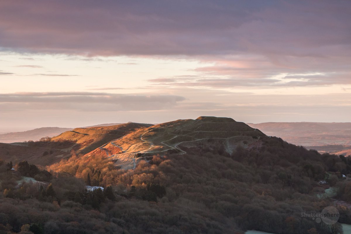 First light over British Camp #MalvernHills #Worcestershire