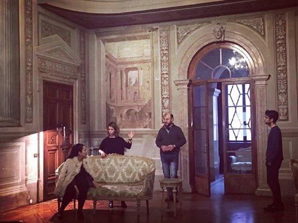 Ed ecco le foto del laboratorio di reiga con cantanti del Master di Regia #vao!