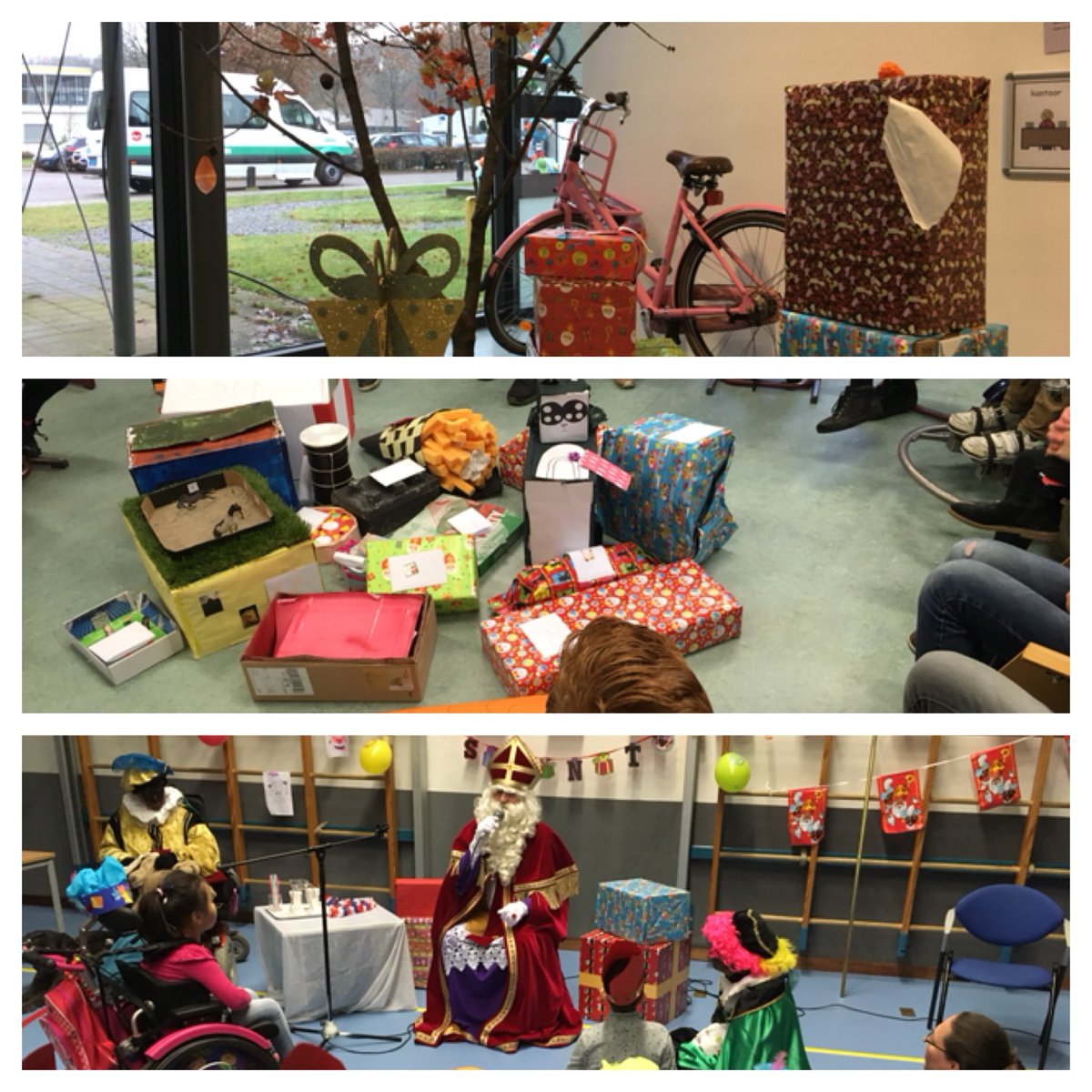 Lichtenbeek's tweet photo. Wat een feest in iedere klas. Maar oh oh oh wat heeft #Sinterklaas het druk op school. https://t.co/p5Ufj4N5Ot