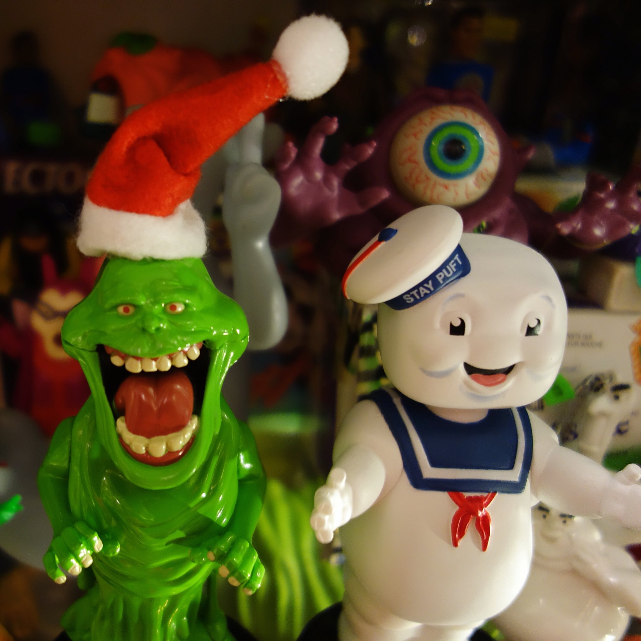 O Xrhsths Toy Collectables Rpm Sto Twitter 本日も22 00まで営業中 ソーラーパネルでゆらゆら 動く ゴーストバスターズの オバケの奴らもキラキラ 照明で揺れてます Ghostbusters Slimer Staypuft ゴーストバスターズ スライマー マシュマロマン トイ