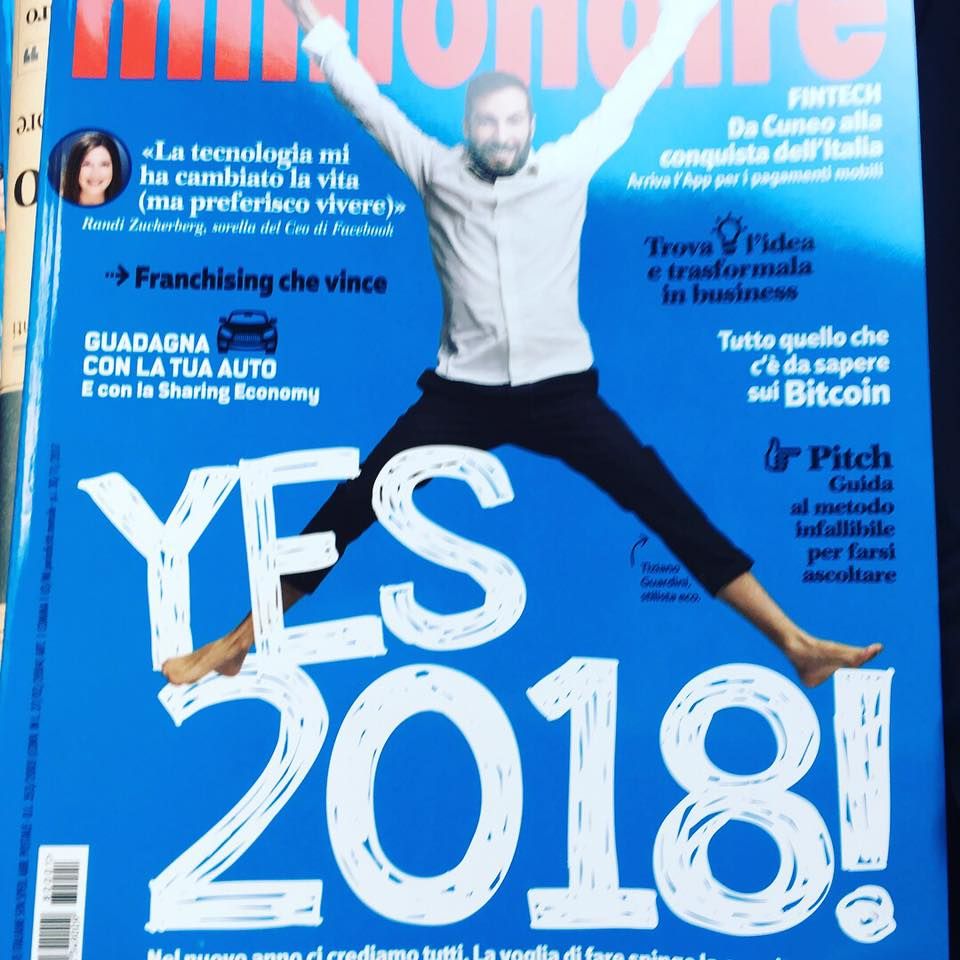 DavidFioranelli's tweet photo. 😍🗞💥 Thanks @millionaireit https://t.co/FzlpILE33q #fintech #startup #innovation #digital #IoT #banche https://t.co/urBpMIzYFp