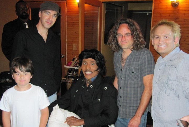  Malcolm enjoys studio time with the legend that is.. Happy 85th Birthday Little Richard XO 