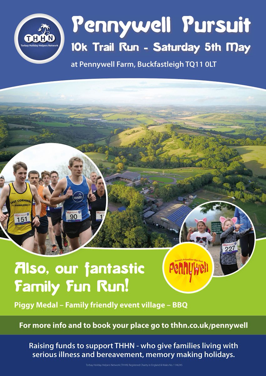 Our fantastic event Pennywell Pursuit 10K &amp; Fun Run at <a href="/PennywellFarm/">Pennywell Farm</a> is now open for entries! Fab Piggy Medal  thhn.co.uk/Pennywell