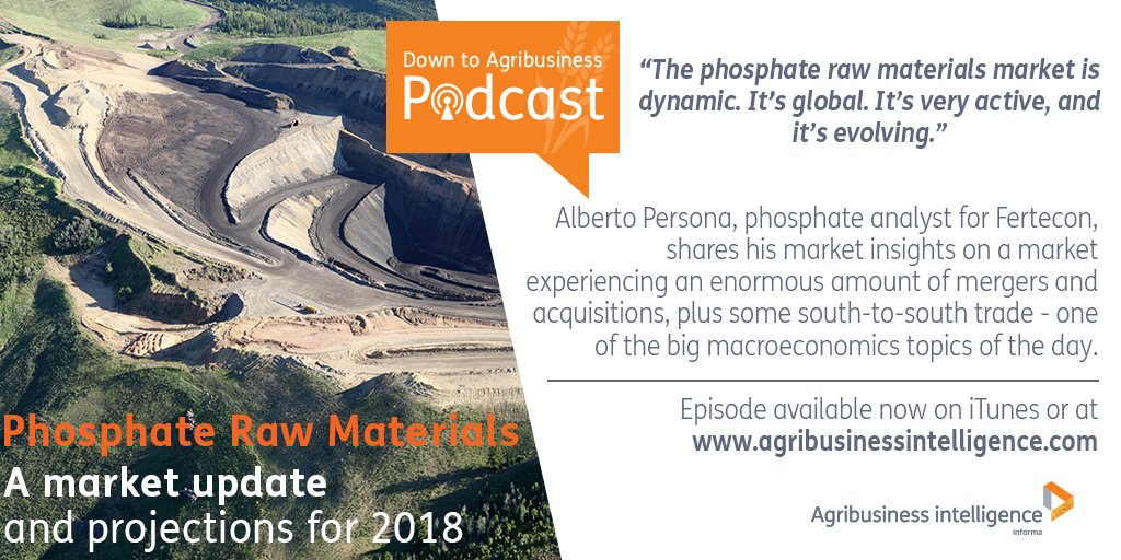 UreaNeverSleeps's tweet photo. Brand new ep of our podcast #DowntoAgribusiness catch the boys talking about phosphate raw material #youknowyouwantto https://t.co/pCGE5dnjI5  #fertilizer #fertecon @Fertecon #phosphate #agriculture https://t.co/HDrSFT1Fav