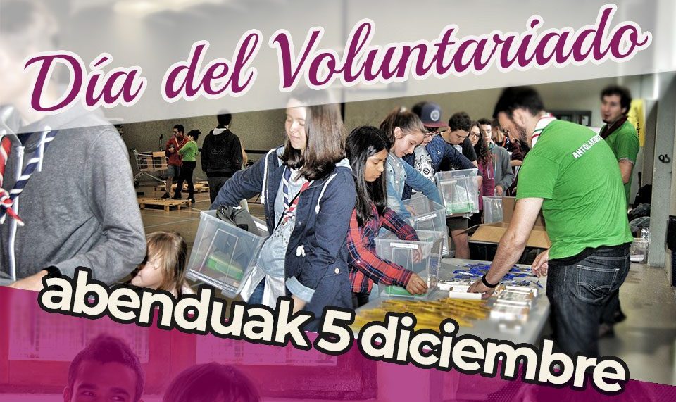 [:es]¡Hoy es el día internacional del voluntariado![:eu]Nazioarteko boluntariotza eguna[:] eskaut.org/hoy-dia-intern…