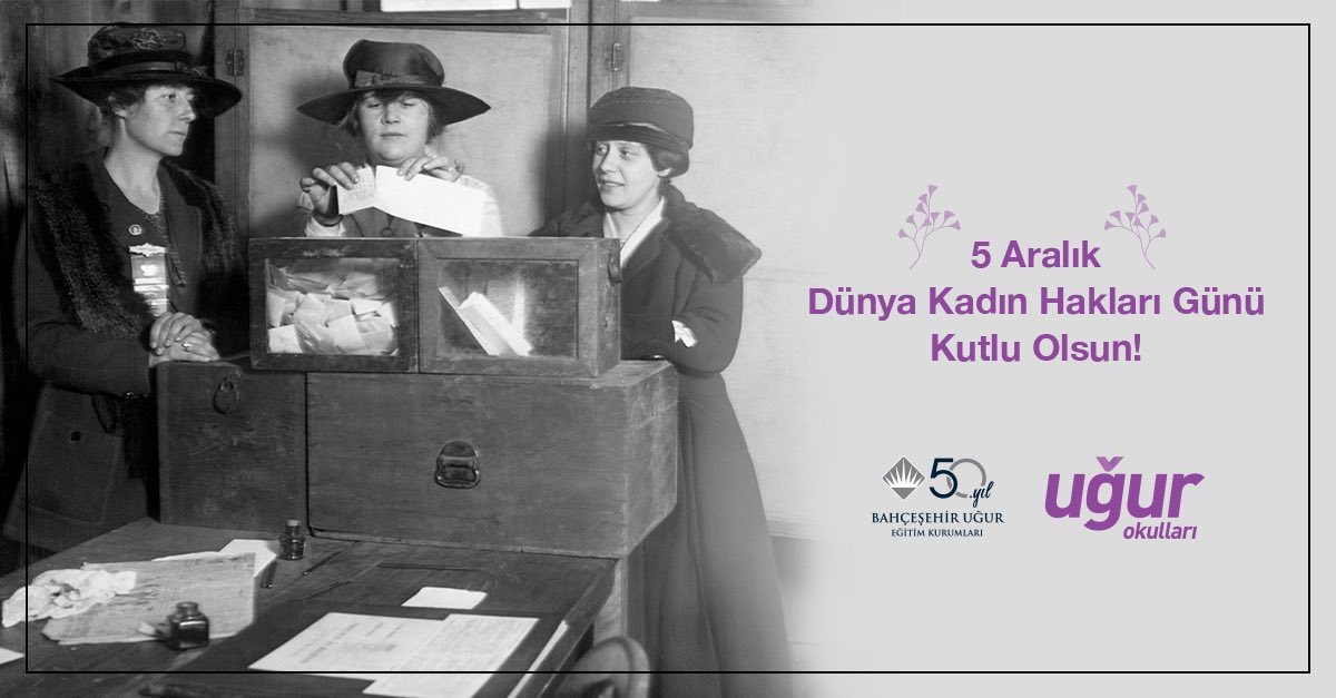 #5AralıkDünyaKadınHaklarıGünü Kutlu Olsun!