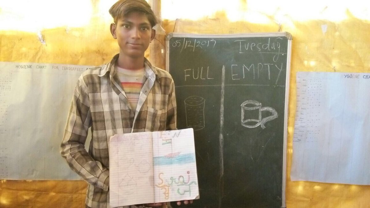 SarthakNGO's tweet image. There is no age to learn, rightly said. 

#Motivation #Determination #NoAgeToLearn #Education #Lucknow #SarthakNGO #Slums #LifeInSlums