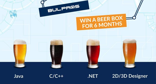 DevStyleR1's tweet image. #Иновативната IT компания #BULPROS създаде специална игра, с която предизвиква талантливите .NET, JAVA, C/C++ програмисти и 2D/3D дизайнери. За награда избра мечтата на всеки любител на бирата – 6-месечен абонамент