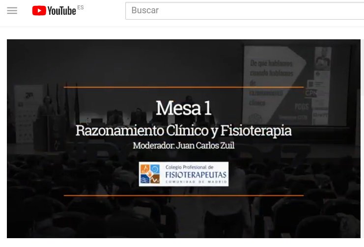 ¿No has podido asistir al Simposio Internacional sobre #RazonamientoClínico en #Fisioterapia? Aquí te dejamos esta lista de reproducción con 4 de las mesas que se celebraron en #RCMAD17. ¡Dale al play! ➡️ bit.ly/VideosRCMAD17