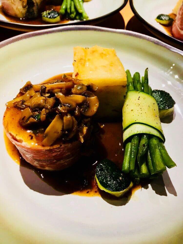 Chicken, crisp ham &amp; wild mushroom stuffing 
#dinnerparty #winterwarmer #privatechef #privatecaterers #norfolkcaterers #florentinaevents