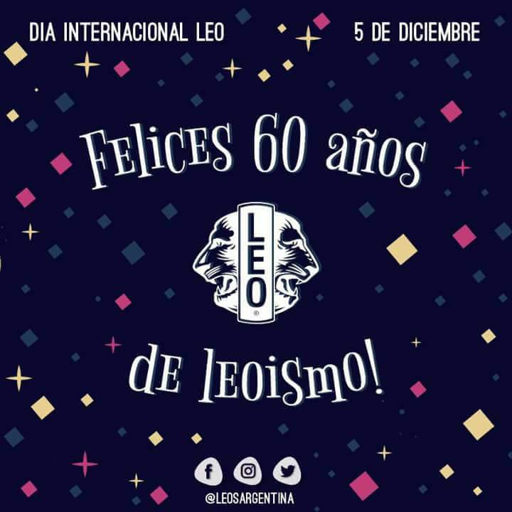 ClubLeoGralRoca's tweet photo. Queremos saludar a todos nuestros amigos Leos q forman parte de este hermoso movimiento #AniversarioInternacionLeo @LeosArgentina #WeServer https://t.co/z7xDOcxRJX