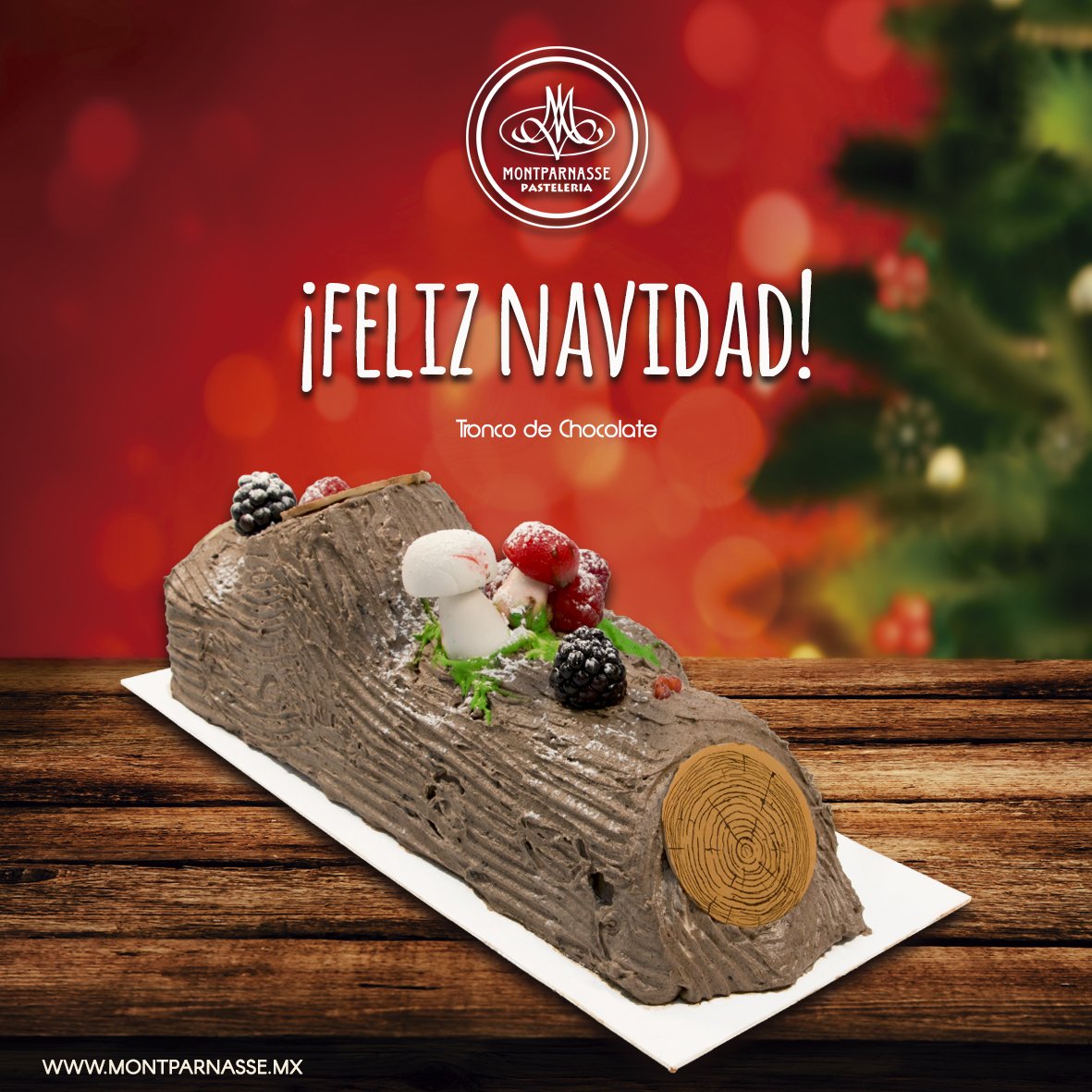 montparnassemx's tweet image. #TroncoNavideño #PasteleríaMontparnasse
Un postre que no debe faltar en esta #CenaDeNavidad #FelizNavidad