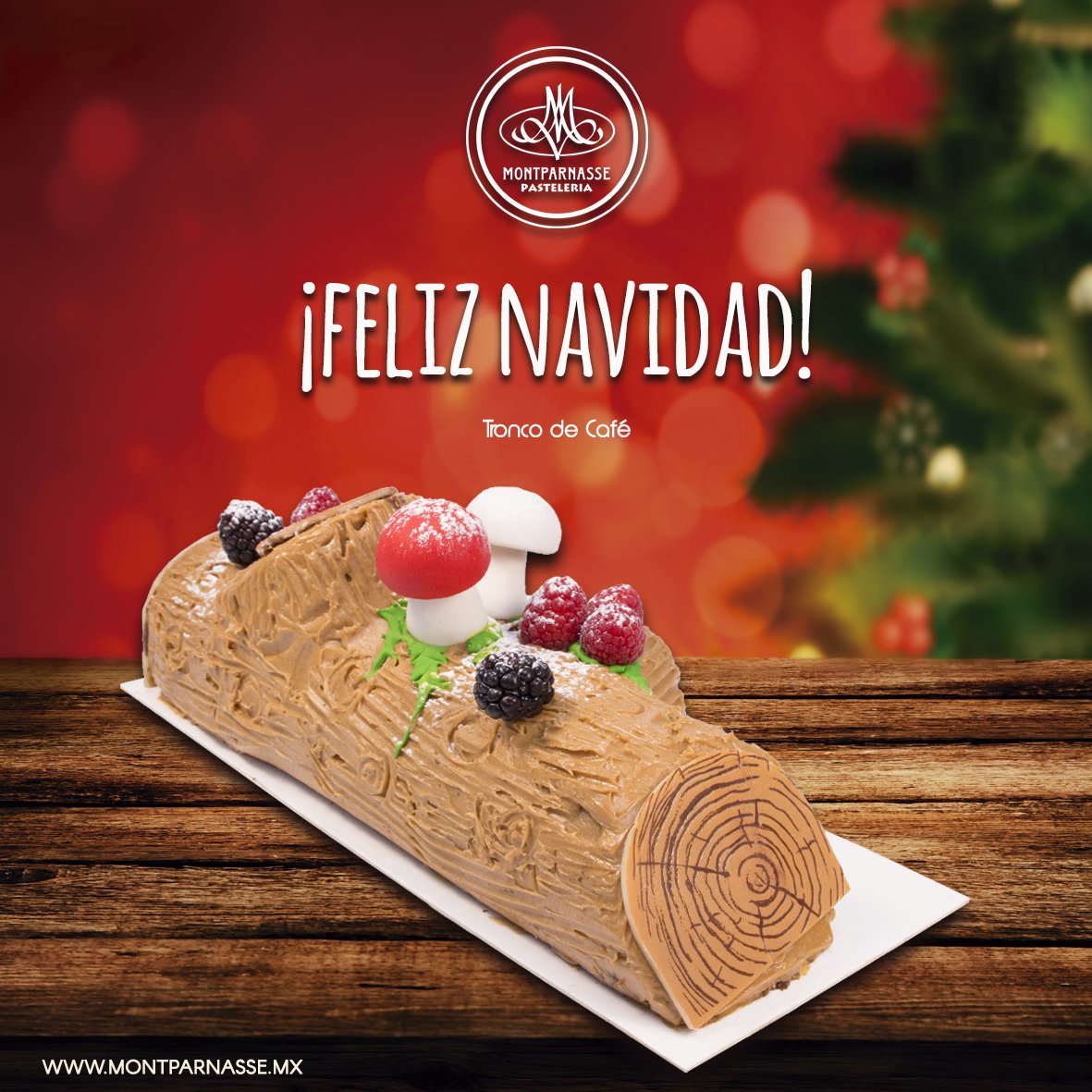 montparnassemx's tweet image. #TroncoNavideño #PasteleríaMontparnasse
Un postre que no debe faltar en esta #CenaDeNavidad #FelizNavidad