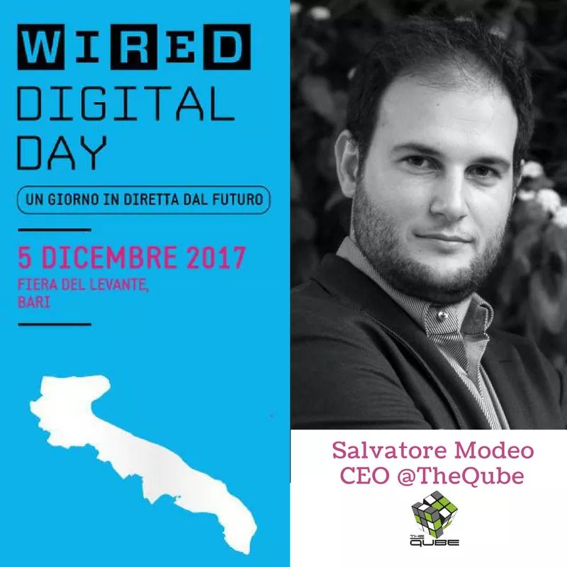 <a href="/wireditalia/">Wired Italia</a> Il successo dell'innovazione in Puglia è rappresentato anche da <a href="/smodeo86/">Salvatore Modeo</a> che #WiredDigitalDay vuole sul palco!  Seguite la diretta Facebook fra mezz'ora circa 😉