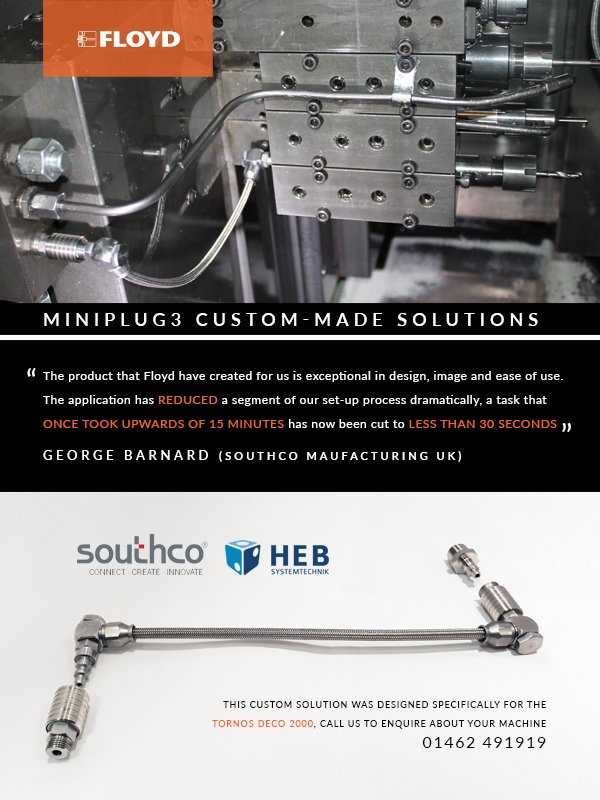 Floydautomatic's tweet photo. #HEB #Miniplug3 custom-made solution created for one of our customers @southcoinc. Designed for the #Tornos #DECO2000 @DDTornosUK @tornosgroup. Call us to enquire about your machine 01462 491919 https://t.co/PAMhvzscxD