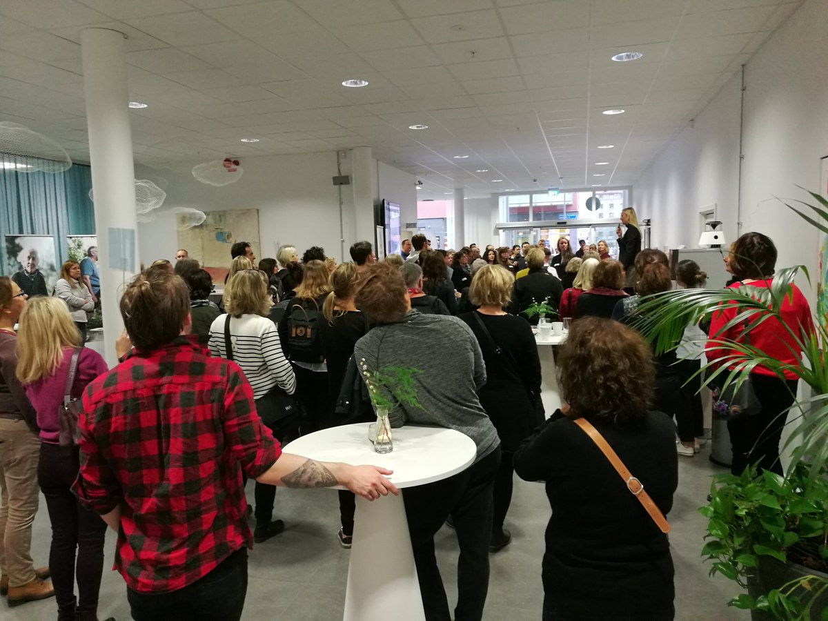 Great event and great reception at the @AllAgeHub .