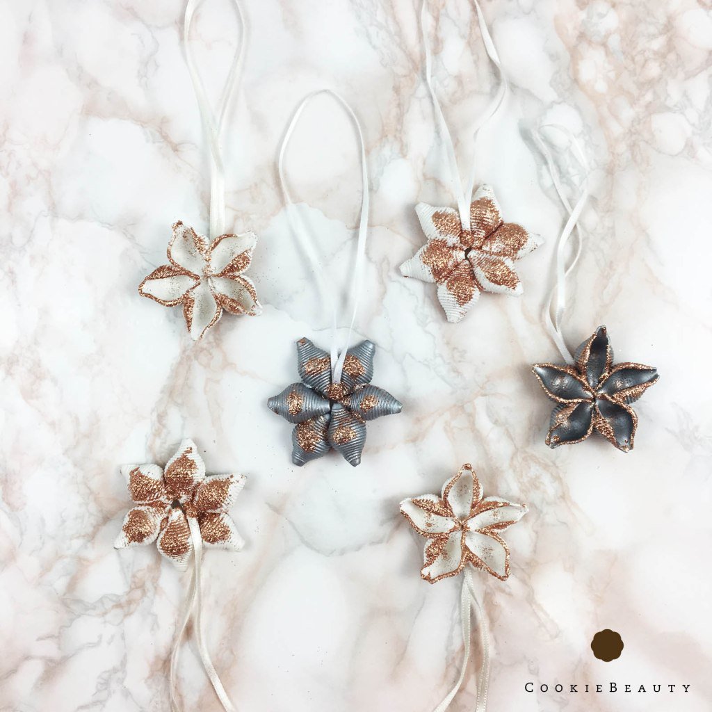 cb_bblog's tweet image. Decori fai da te per l’albero di Natale: Fiocchi di neve glitter cookiebeauty.blog/2017/12/05/dec…