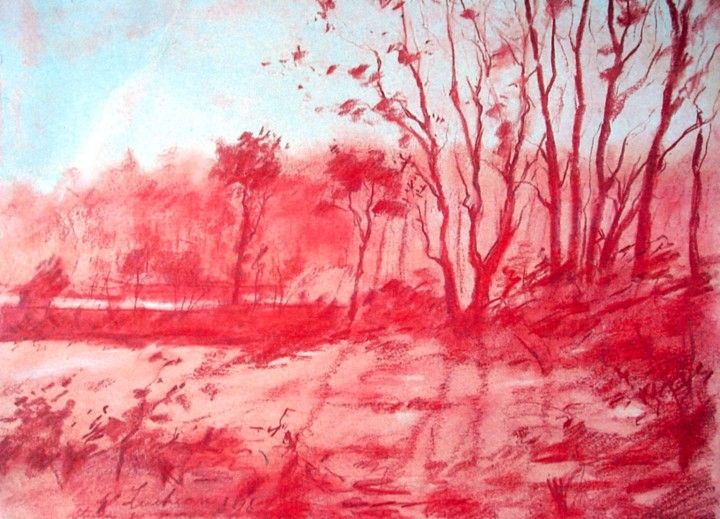 madart_ny's tweet image. Lakeshore Grove, 1898 - Stefan Luchian #postimpressionism