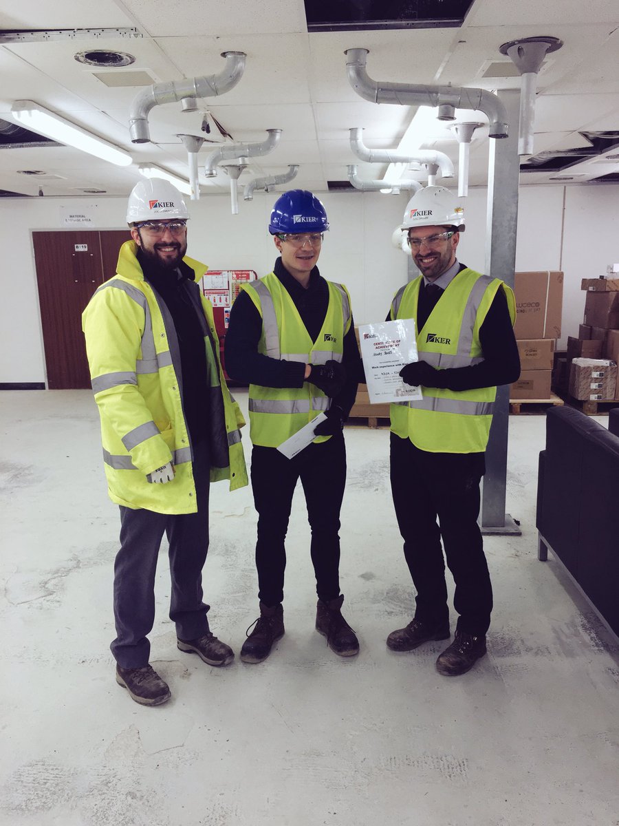 kierconstruct's tweet photo. Well done Henry on completing your first weeks’ work experience with Kier. We hope you have learned a lot and enjoyed your time with the site teams! We look  forward to seeing you in 2018! #kierBZ #ScapeFramework @Scape_Group @JonWoodman1 https://t.co/mFJEHF7ZMn
