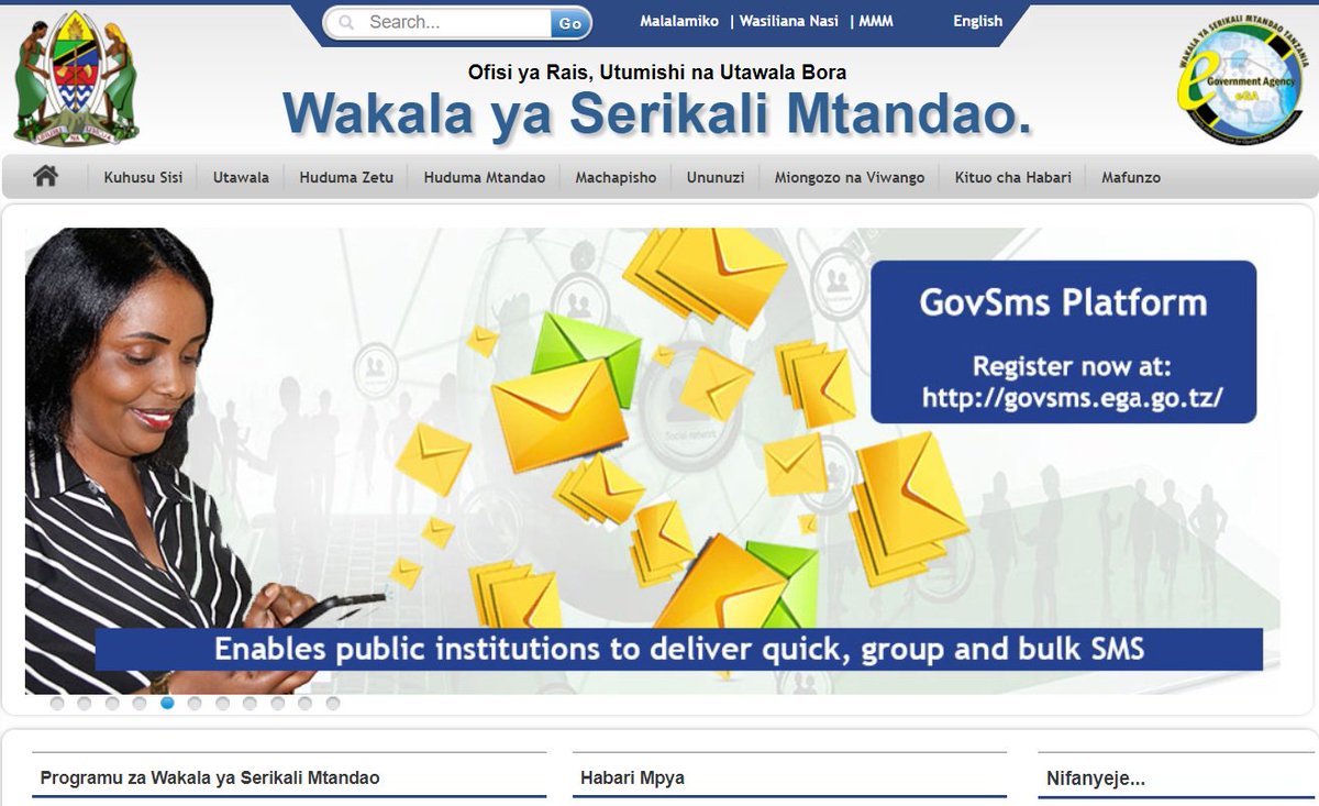 WBGTanzania's tweet photo. #Tanzania’s eGov Agency is an innovative example of a dedicated entity handling govt computerizn 4 the ctry. Helps w/ designing govt websites 4 consistency, managing govt’s domain name &amp; developing govt mobile apps #Governance4dev #LeapfroggingAfrica https://t.co/XMR3UgxQpE https://t.co/Bp13eTtH0C