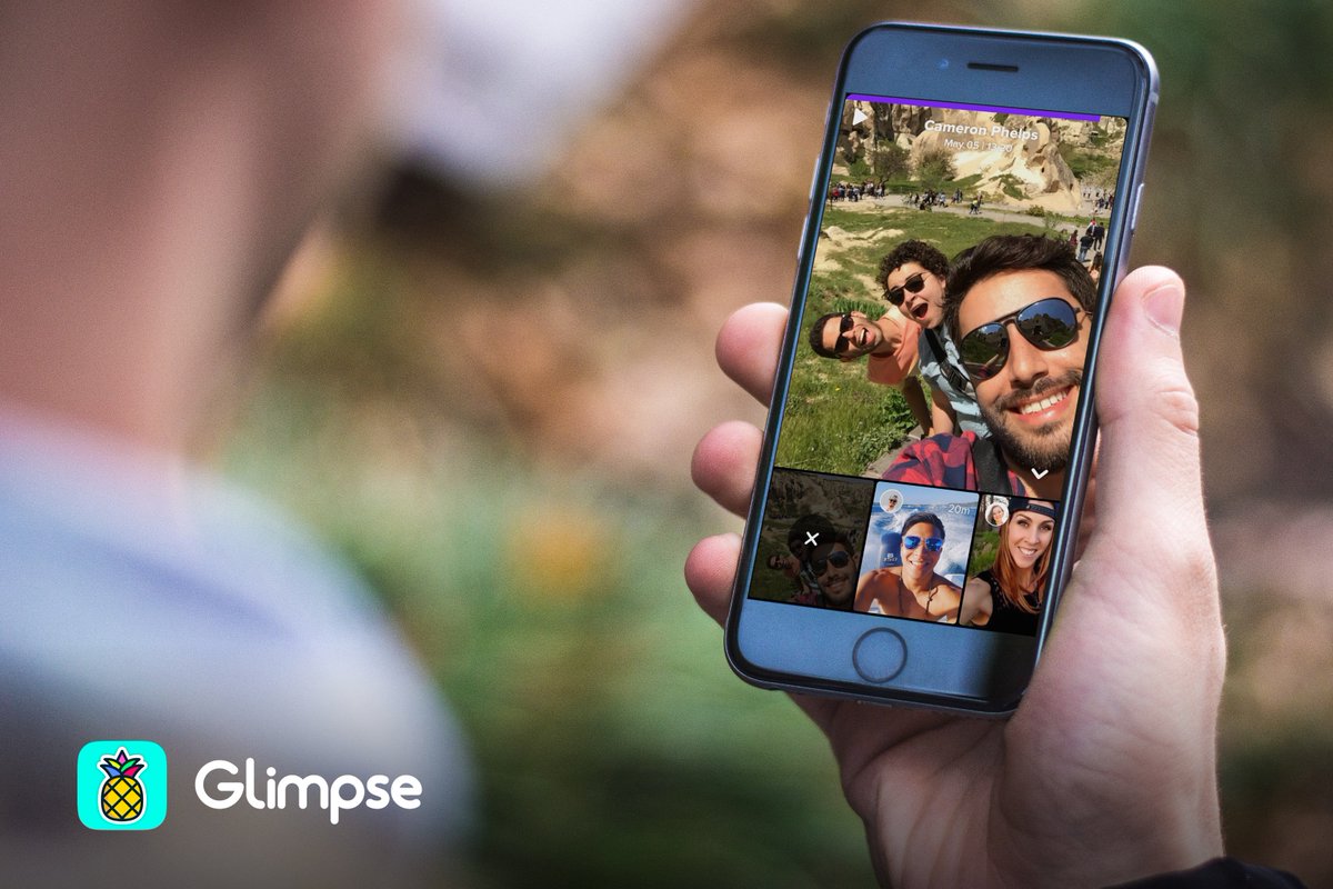 officialglimpse's tweet photo. #FeatureSpotlight Our video walkie talkie helps you keep in touch with short video messages. Just hit record wherever you are and off you go! https://t.co/95xaaKKSV0