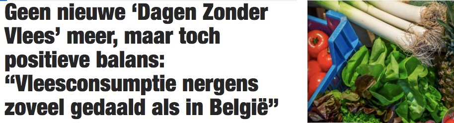 Dagen Zonder Vlees tweet media