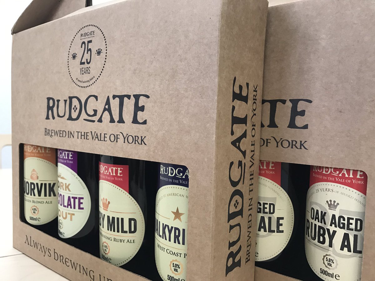 LazenbyBrown's tweet image. A welcome delivery from @rudgatebrewery thanks guys #ClientPerks