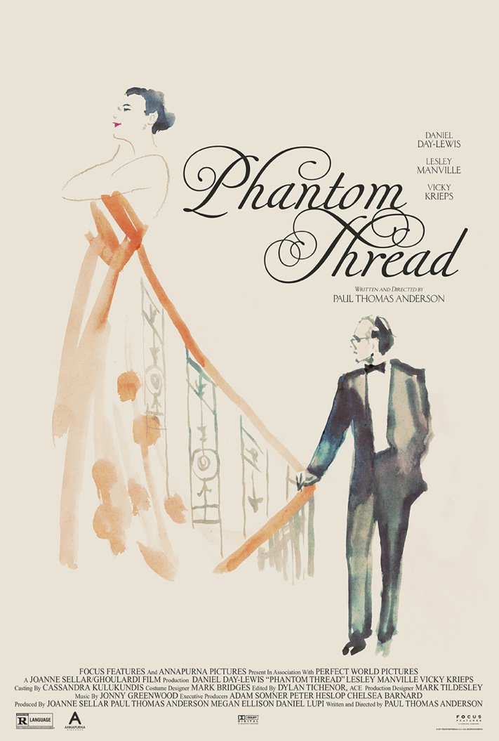 Tony Stella on X: @midmarauder Poster for #PaulThomasAnderson's “Phantom  Thread” by @midmarauder & @studiotstella #danieldaylewis   / X