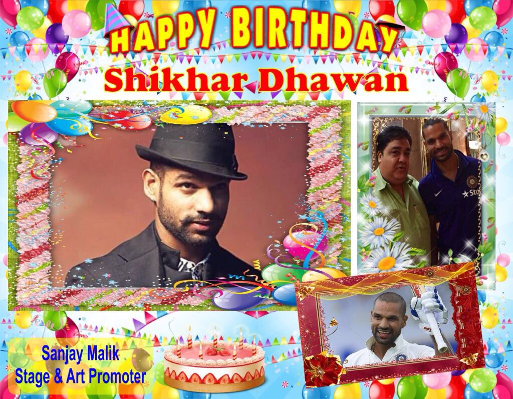 May mata rani bless you happy birthday shikhar dhawan 