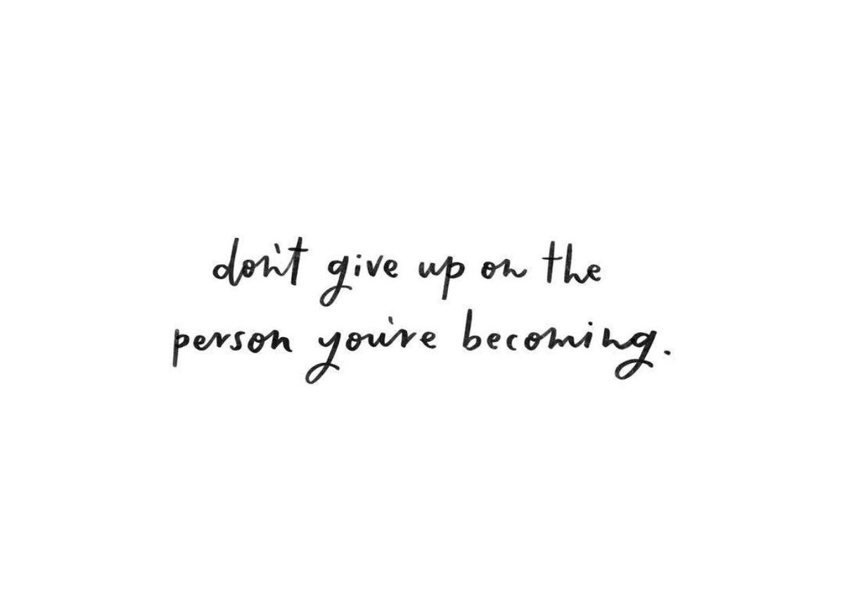 StanColemanRE's tweet photo. Don't give up on the person you're becoming. 🕊#contentment #kindness #selfmastery #ethicsabovereproach #adventurous #passionate #empowered #mentallytough #adaptable https://t.co/s6wewZltU9