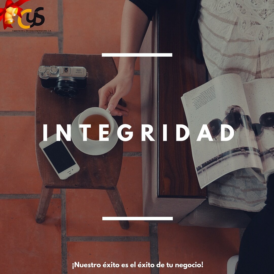 CapacitacionCyS's tweet photo. Tu empresa es íntegra cuando se presenta ante sí misma y ante los demás tal como es. https://t.co/pD6WaJLmUD