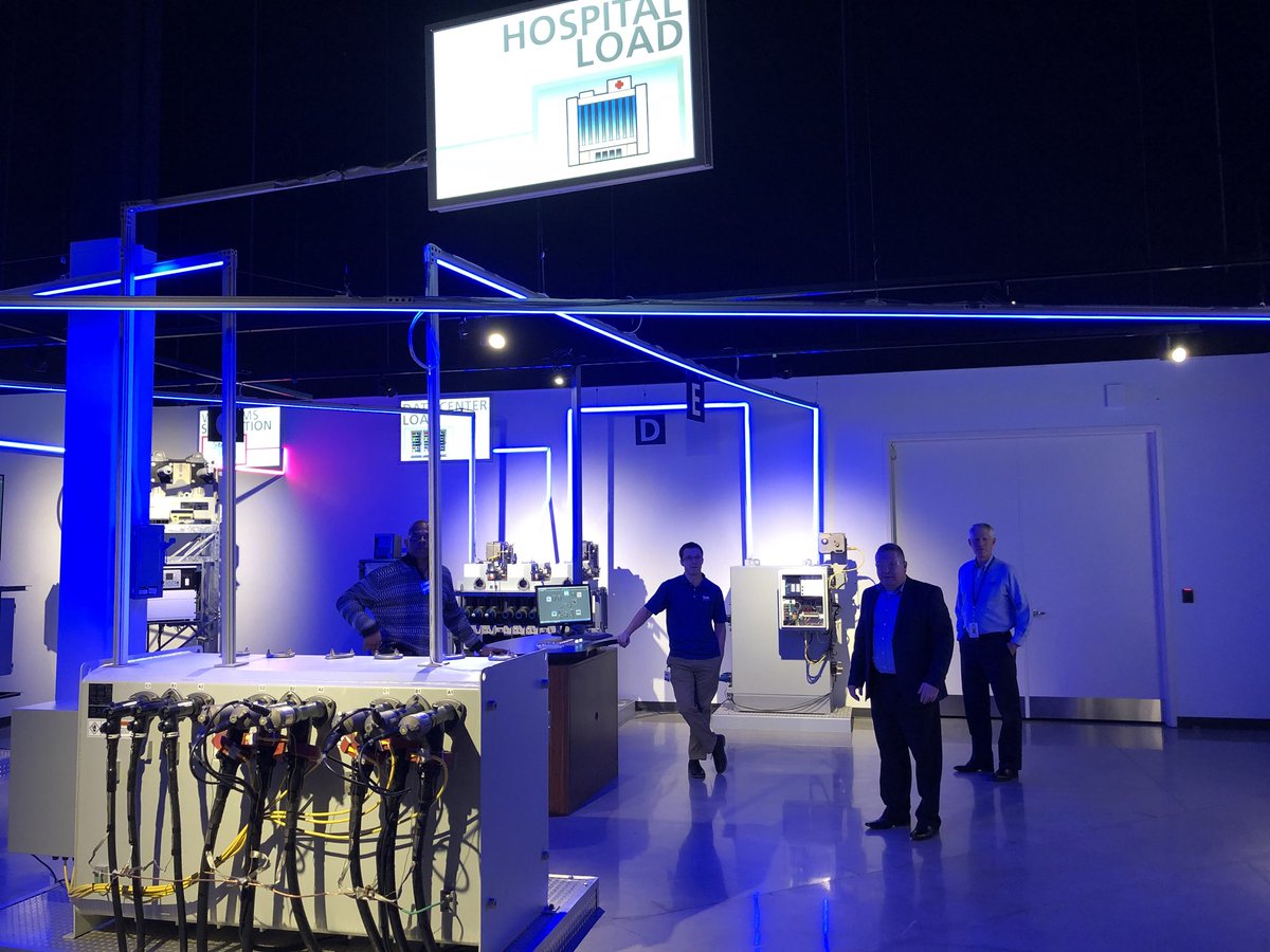 JackiePeer's tweet photo. Last night @GW_Electric hosted a tour of their Canada facility. One of many highlights pictured -> G&amp;W’s Customer Solutions Center. https://t.co/Ak95BaL9Ag #CPS2017 #OMICRON https://t.co/OfRIYqEuYw