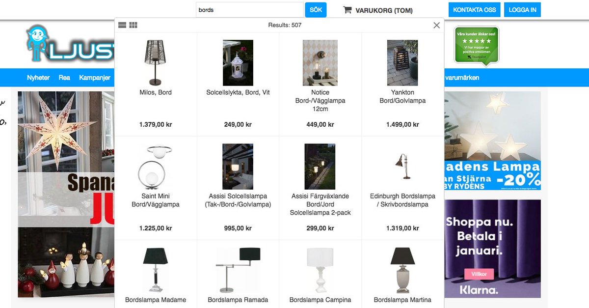 Doofinder Nordics Vi Valkomna Ljustema Se En Ny Prestashop Ehandel Kund I Sverige Som Later Doofinder Hantera Sok I Deras Eshop Tack For Fortroende Ecommerce Searchengine Sokmotor T Co Rcemprjekj