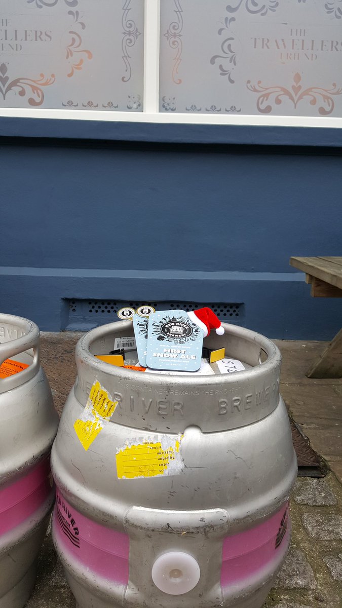 newriverbrewery's tweet photo. Ho Ho Ho! Brought some early Xmas cheer here @thespivs #craftbeer #firstsnowale https://t.co/BBr3JCi0IT