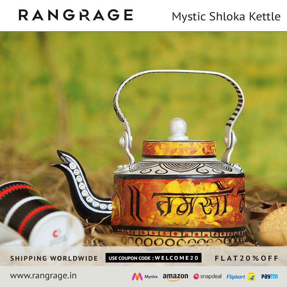 Rangrage1's tweet photo. Get Elegant & Trendy Designs In Unique Tea Kettles Online at RANGRAGE
Shop Now: https://t.co/kNMEubVXPn
#Handpainted #Kettles #Online #Shopping #RANGRAGE https://t.co/7QXmhn1dBh