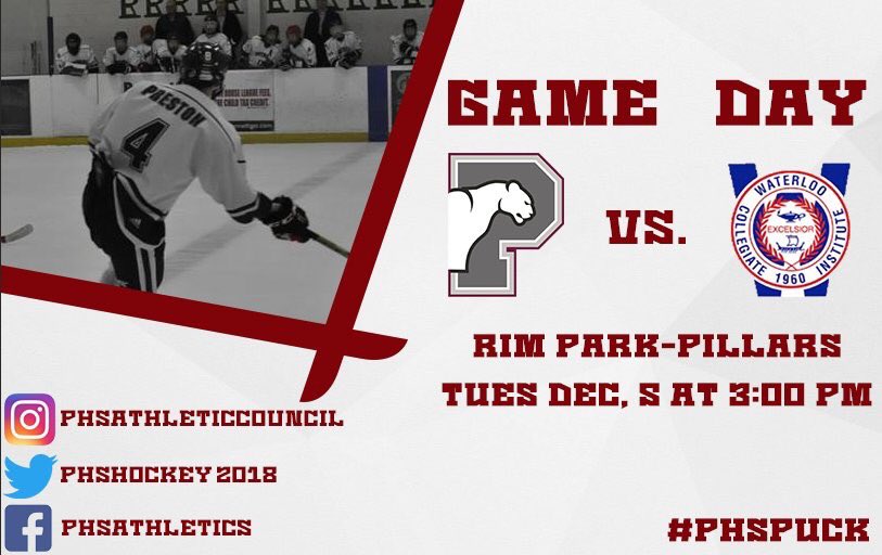 PHShockey2019's tweet photo. #PHSpuck gameday!!!! https://t.co/oKLXdD7nSD