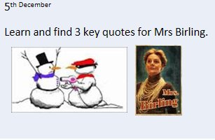 Sharn_English's tweet image. Year 10 English Advent Calendar revision task - Day 5. ❄️