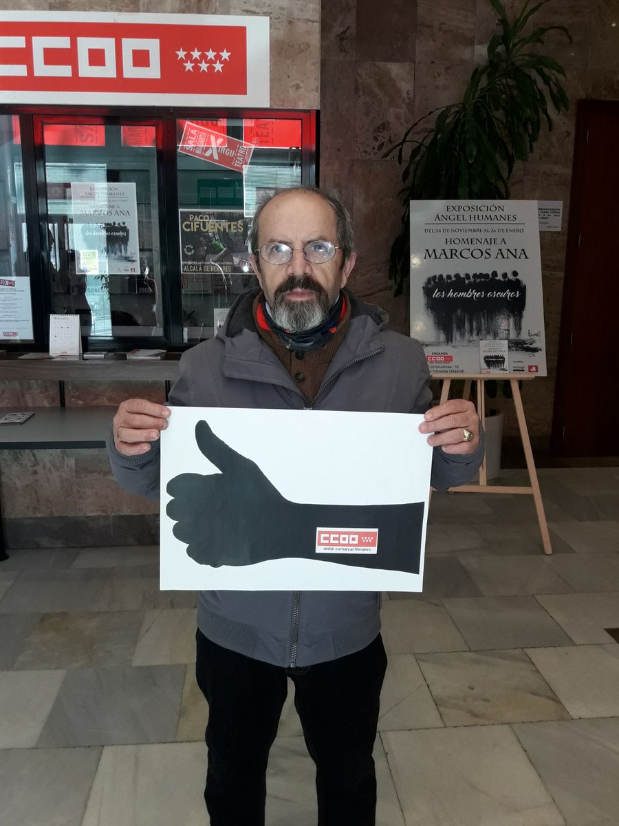 ccoohenares's tweet photo. Jorge, Narciso y V.LLamazares de @ccoohenares  Alcala apoyando #YoTrabajoPositivo ...sin discriminación por VIH https://t.co/cbX1okpW87