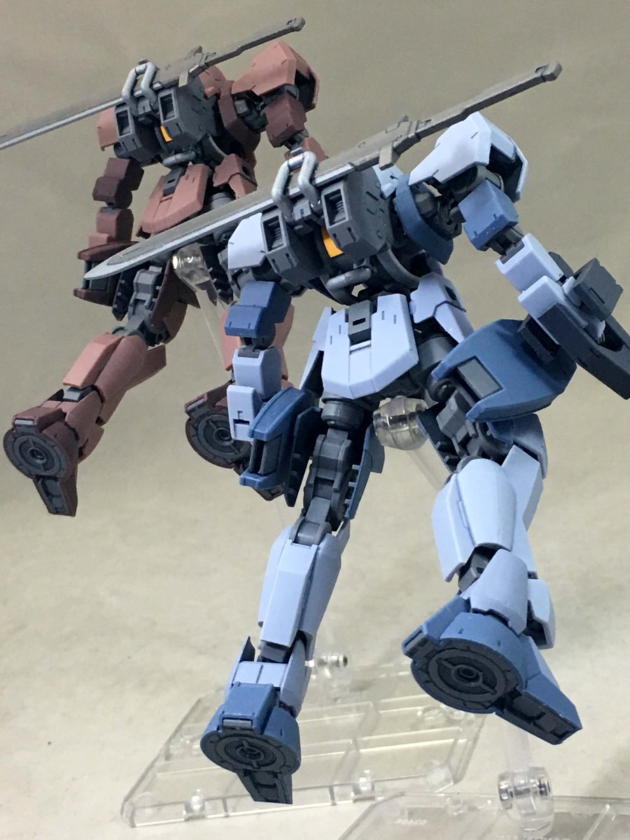 HG 1/144「グレイズ(地上戦仕様)ツインセット」組んだ。 通常の