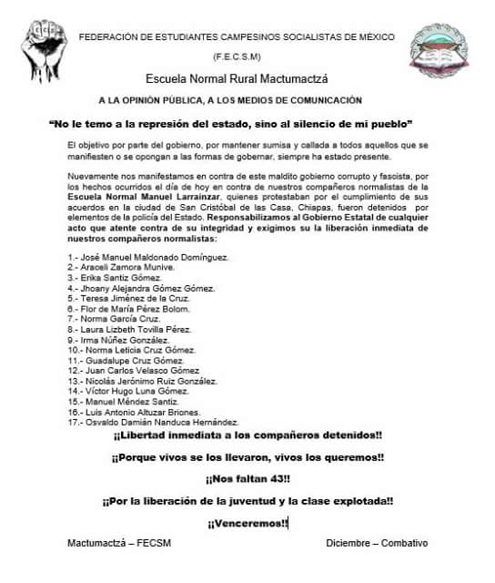 _Mactumactza_'s tweet photo. "NO SON LOS REBELDES LOS QUE CREAN LOS PROBLEMAS DEL MUNDO, SON LOS PROBLEMAS DEL MUNDO LOS QUE CREAN A LOS REBELDES" Exigimos liberación inmediata de nuestros compañeros Normalistas. https://t.co/uApztLXhDc