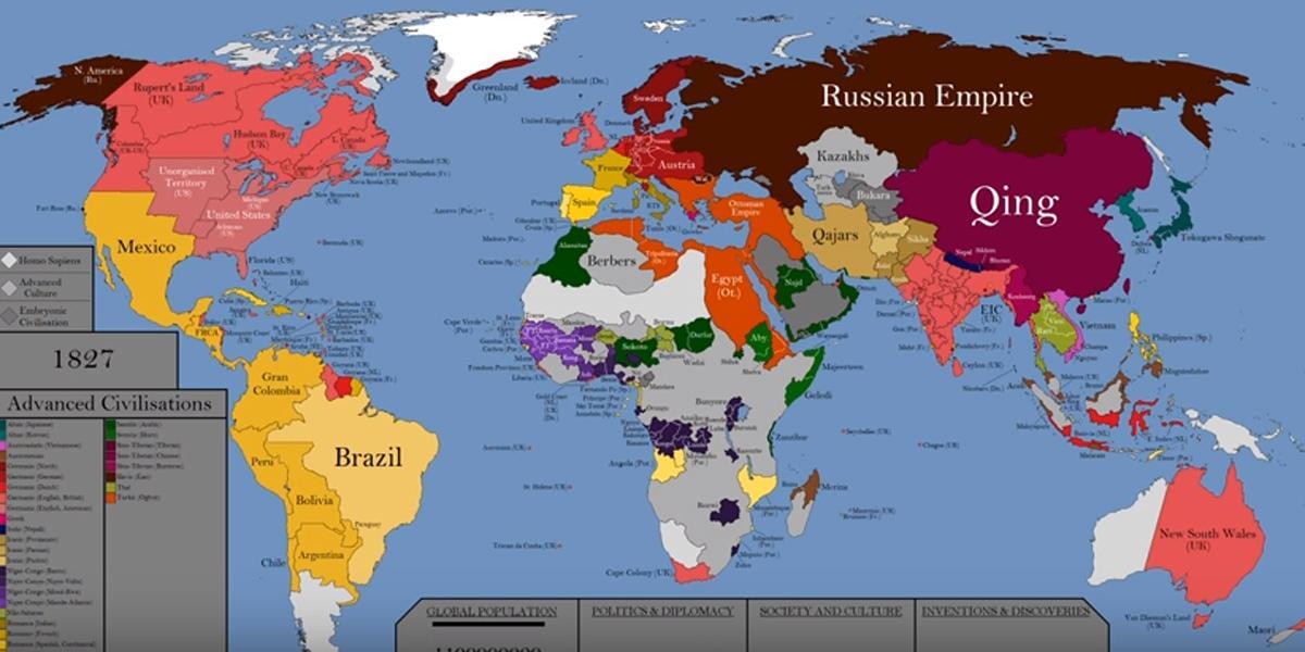 Watch the history of humanity unfold on this fascinating map ebx.sh/2ioeuJP