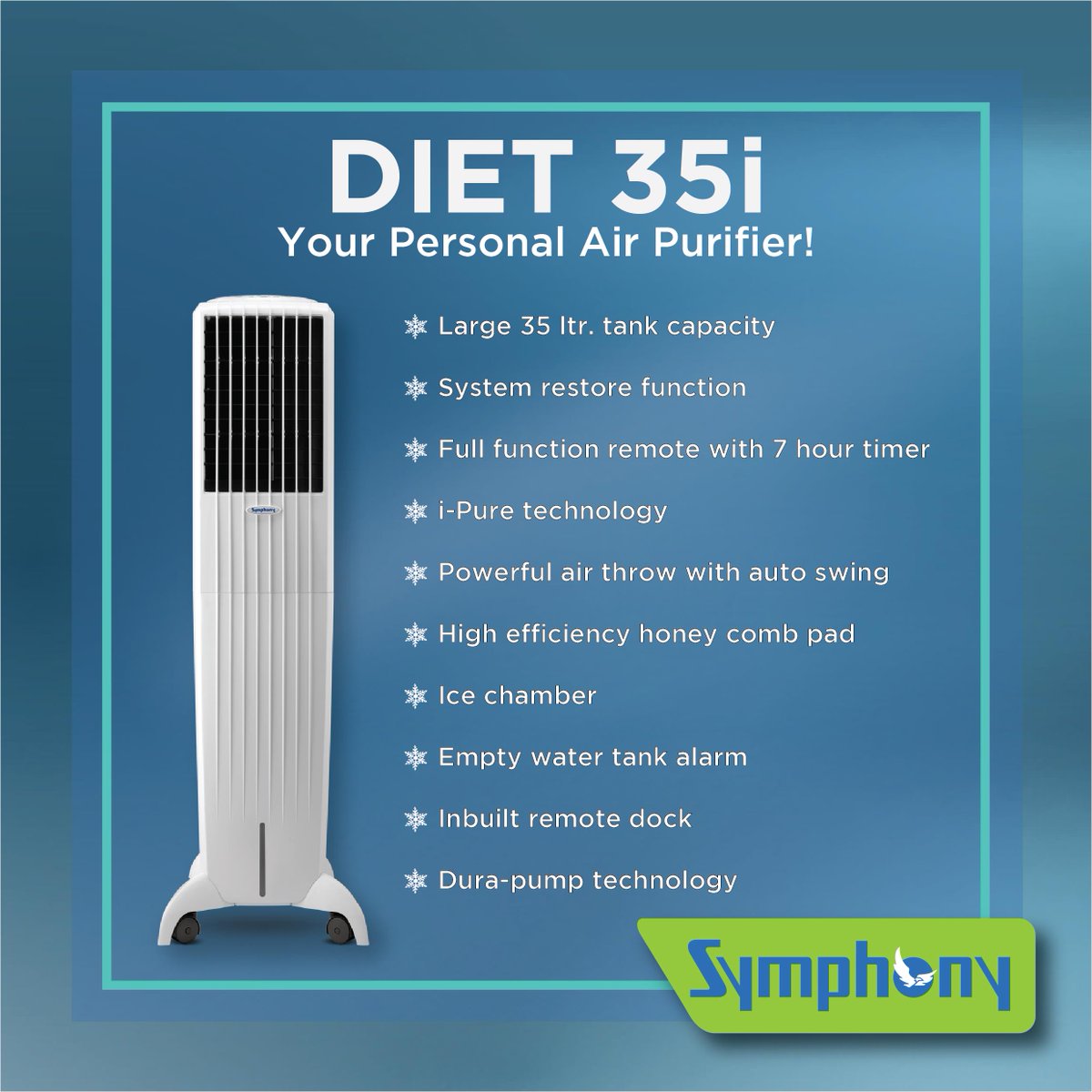 symphony cooler diet 35i