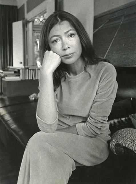 To write with style is to fight lying all the way.\"

Happy birthday, Joan Didion.... 