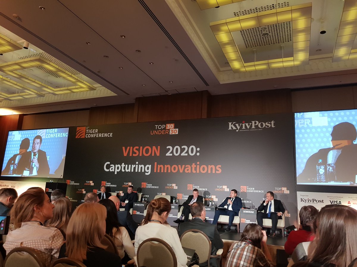 UIS_London's tweet photo. Now underway, panel three of #KyivPost's annual #TigerConference: Embracing Renewables Revolution.
#Tiger2017 #Ukraine https://t.co/D78KGmFdRX