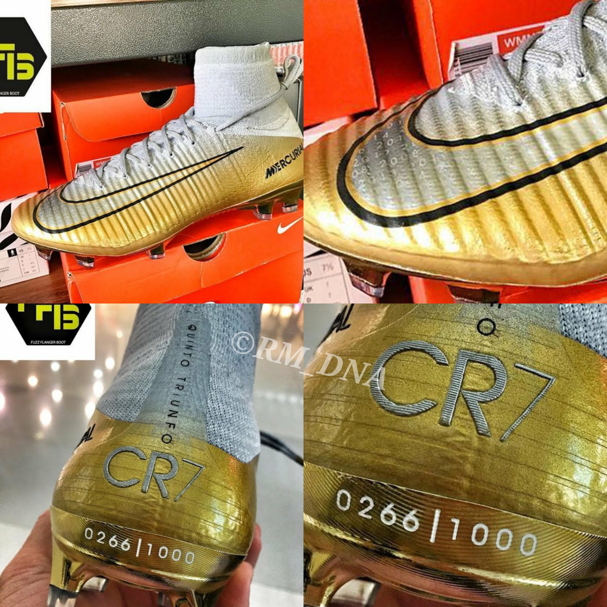 Nike mercurial superfly v cr7 gold 2025