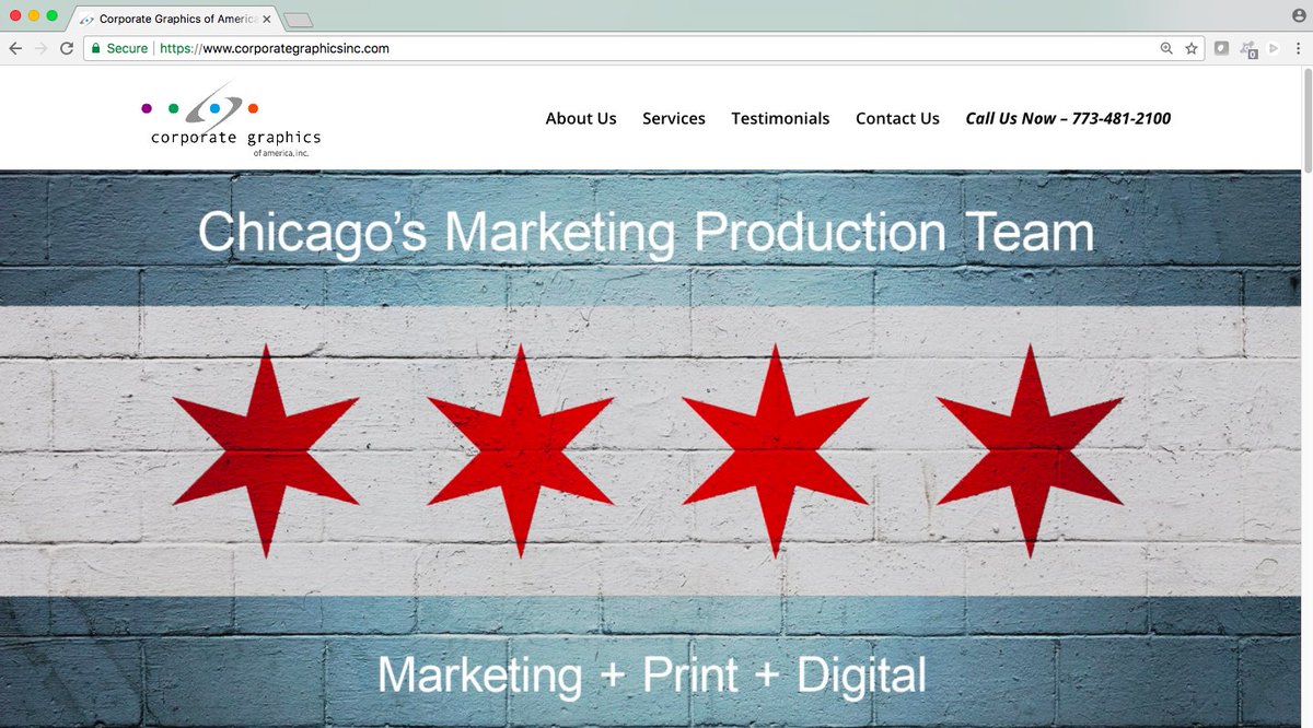skycloudIT's tweet image. Phuel Strategies launches new website for Corporate Graphics of America: one of the best #printers in #Chicago, IL to help you with all your #printing and digital #marketing needs! Check out their new website! #websites #smallbusiness ow.ly/UudC30h1uP0