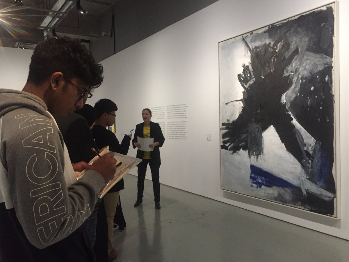 Kelli_Cody's tweet photo. Gr11&12 visited @DohaFireStation to see #GermanEncounters exhibit #visualarts #ibdpva #ibdp @ACSintschools #Doha #Qatar https://t.co/QLKpb0ayp4